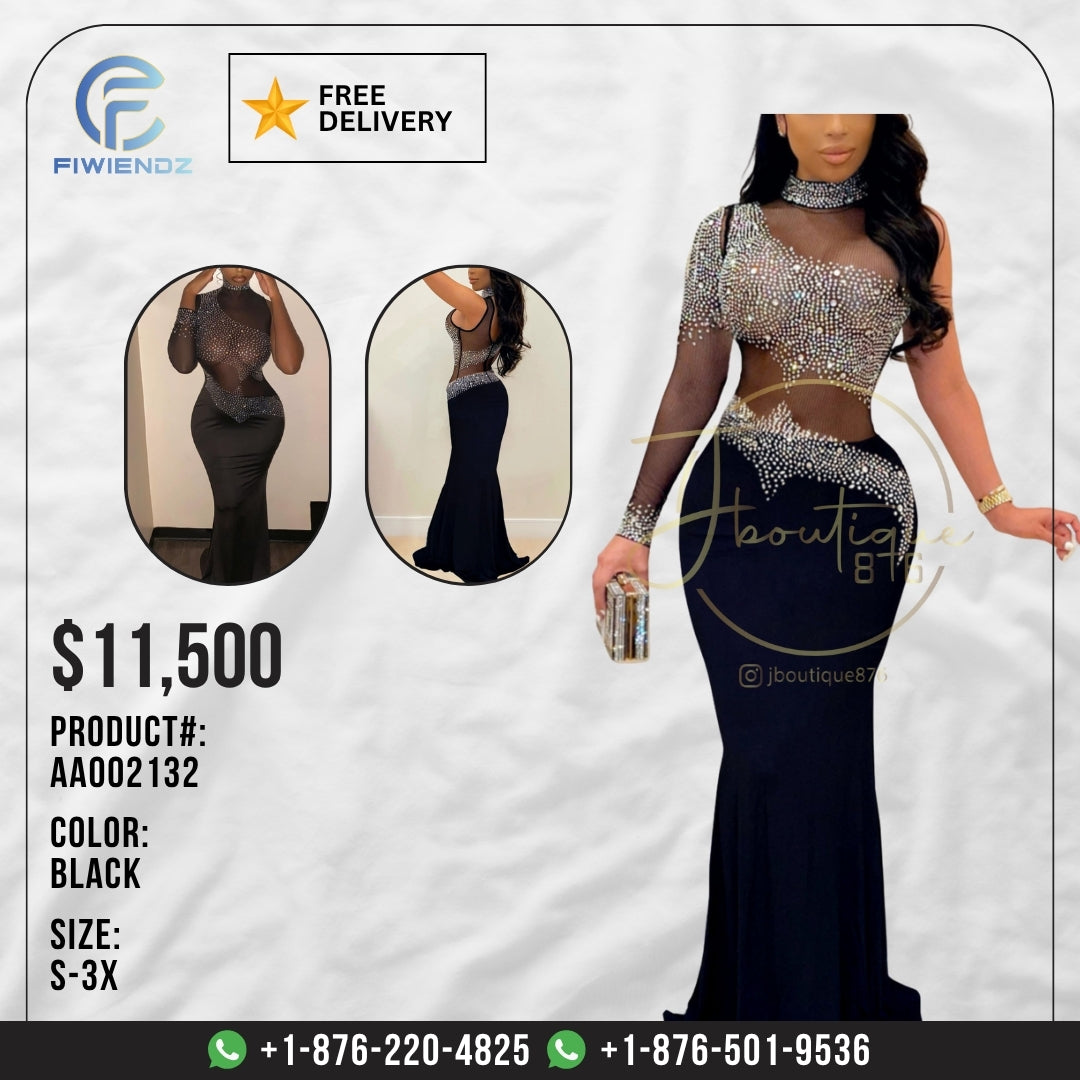 Dresses - AA002132 - Black