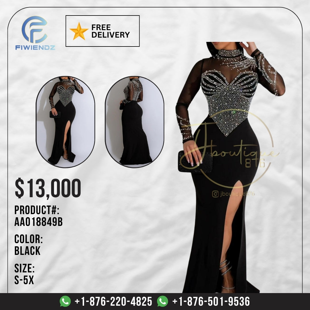 Dresses - AA018849B - Black