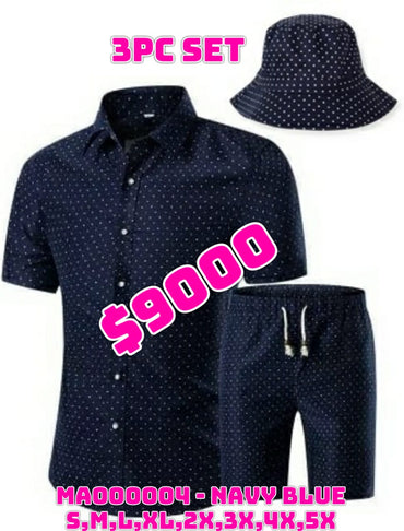 MA000004 - 3 pc matching suits - NAVY BLUE
