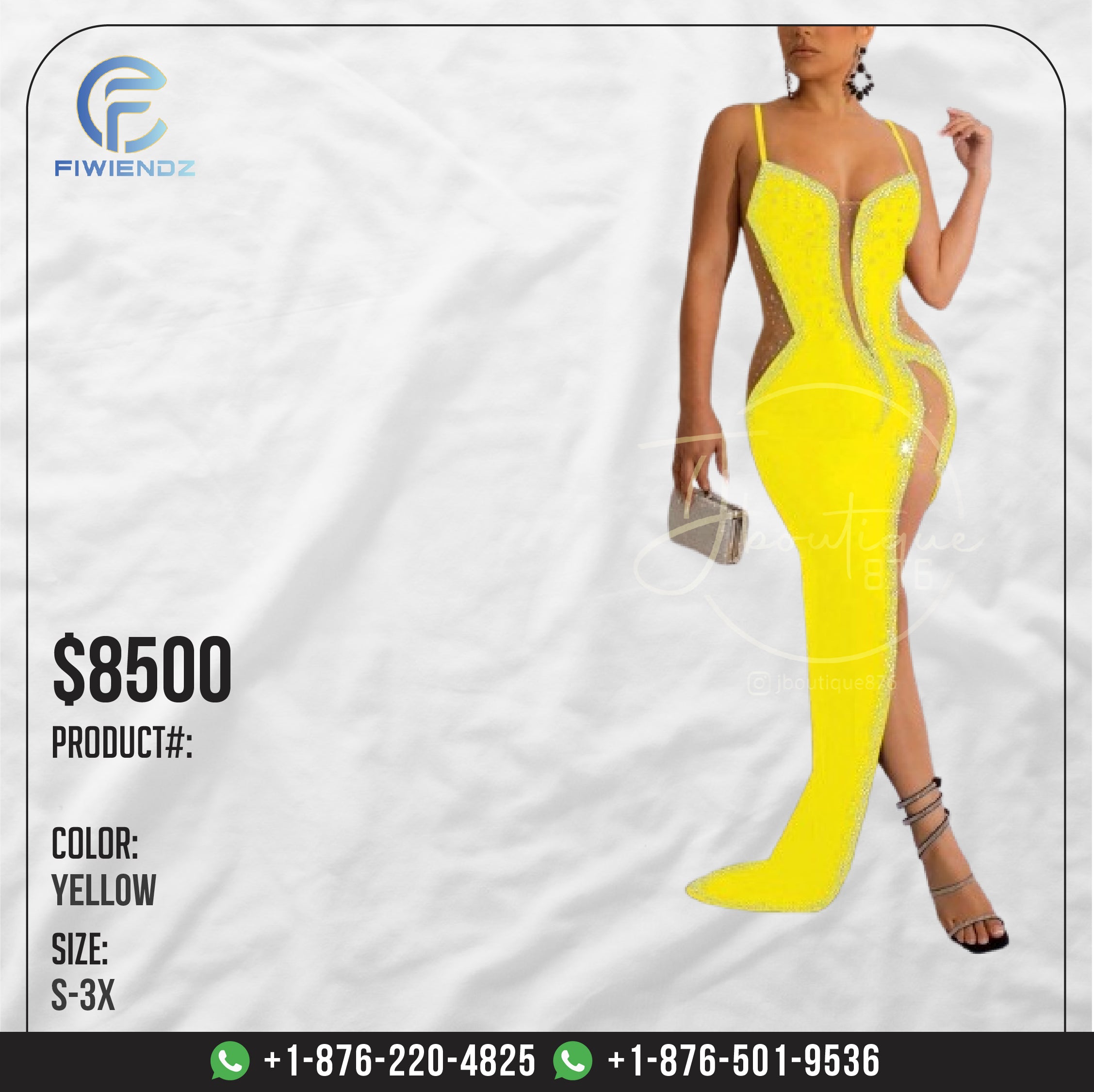 Dresses - JBAA010210 - Yellow