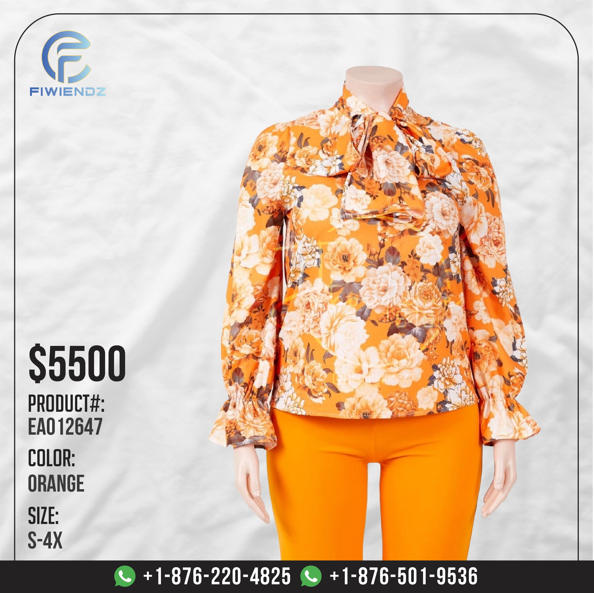 Tops - JBEA012647 - Orange