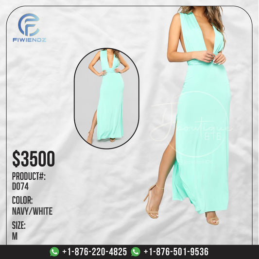 1 x Exaggerated In Style Maxi Dress - Mint - S