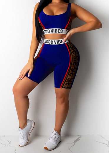 Good Vibes Sports Shorts Set