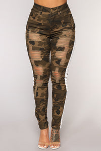 Active Duty Skinny Jeans - Camo