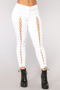 Lace Me Up Jeans