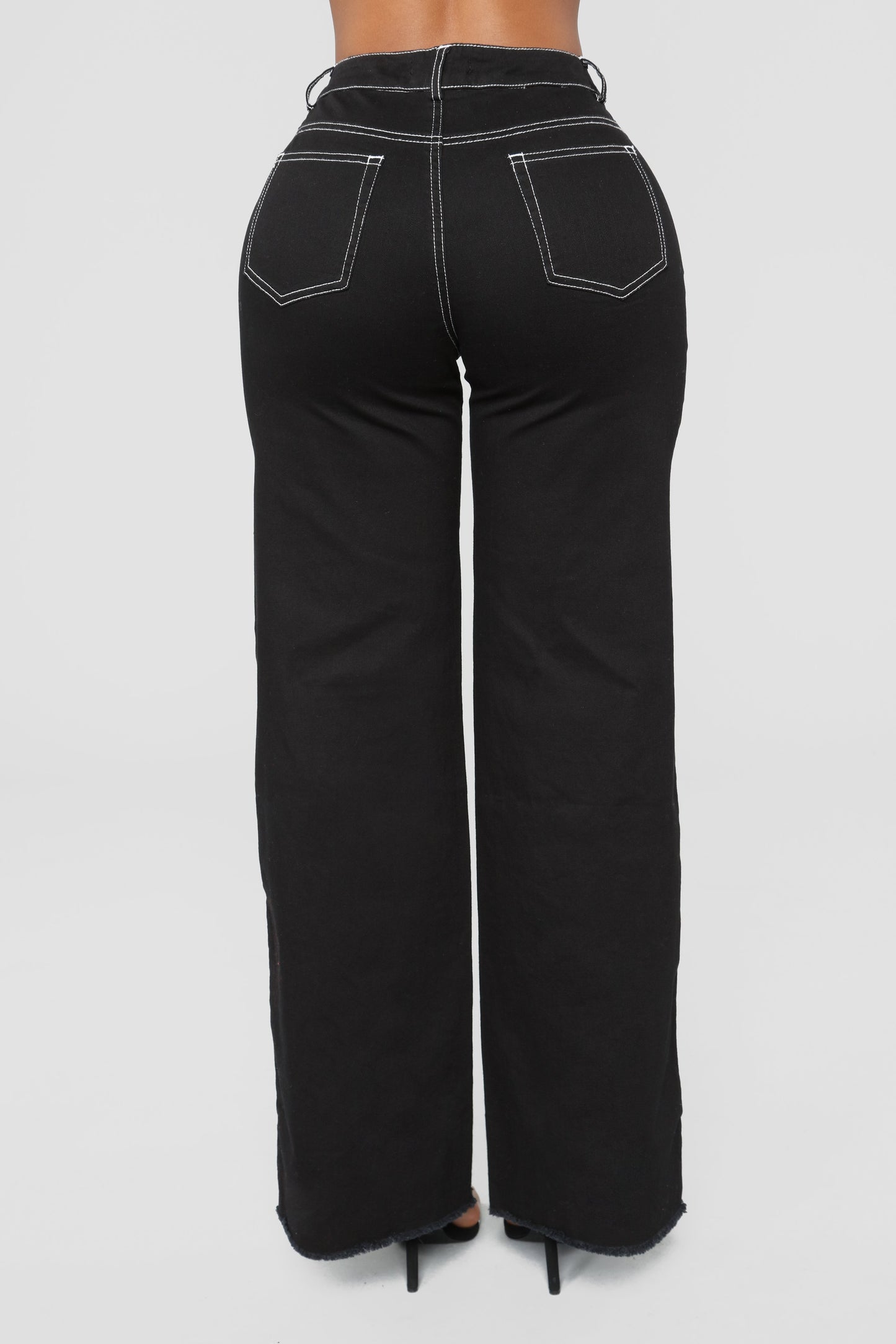 The Possibilities Straight Leg Jeans - Black