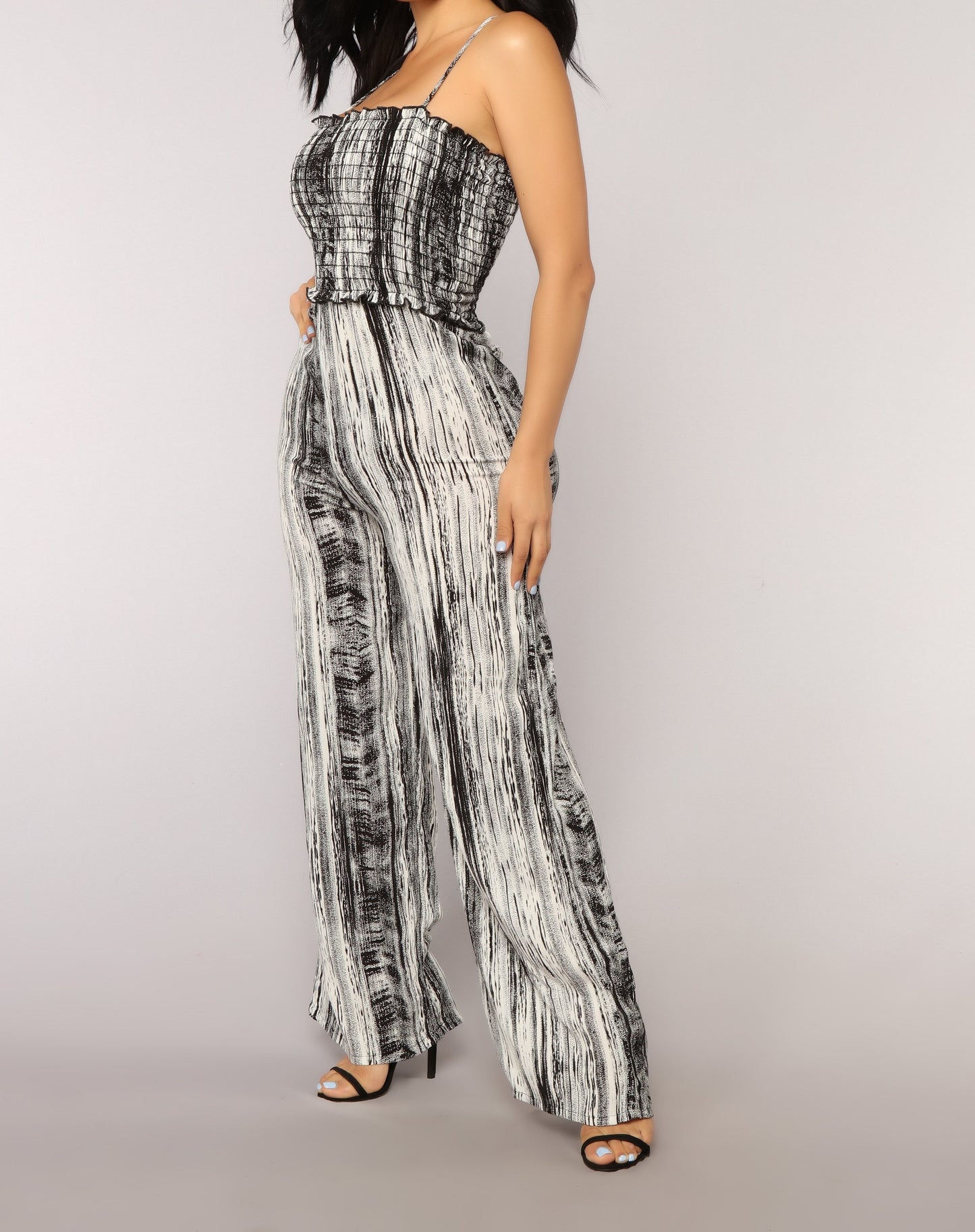 Wine Lover Smocked Jumpsuit