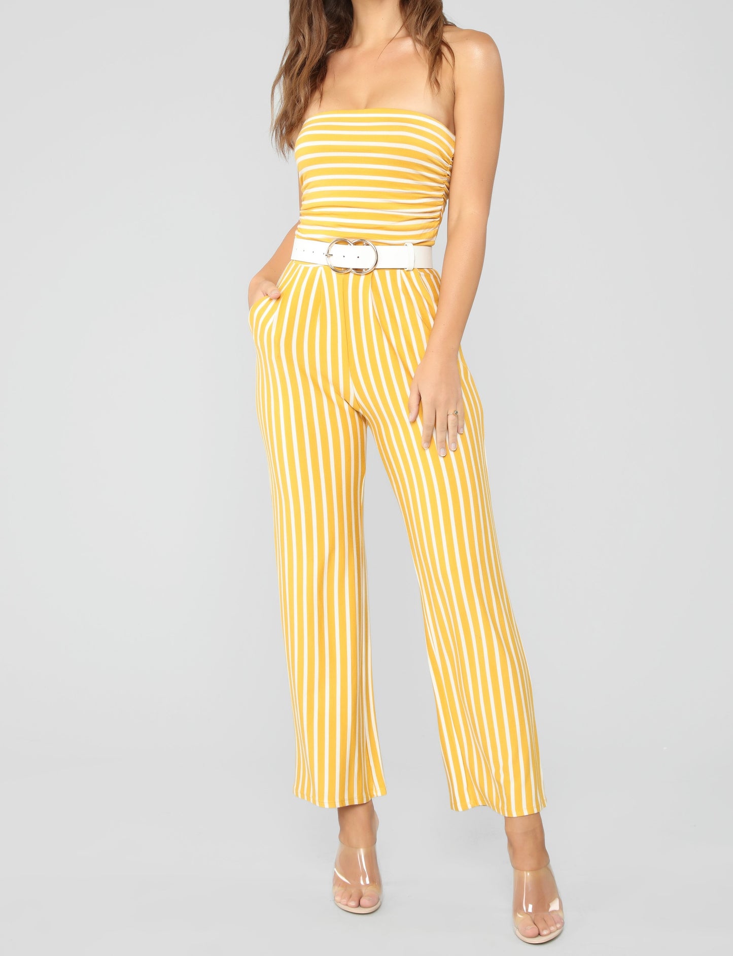 Sail Away Striped Jumpsuit