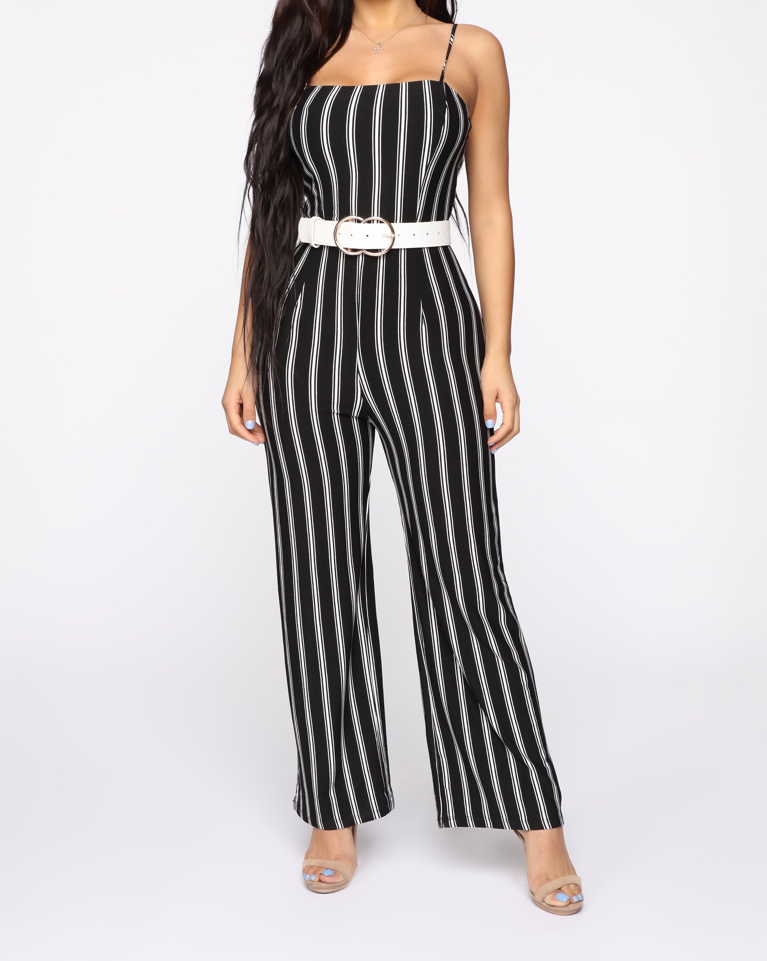 Stripes Down Jumpsuit