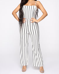 Stripes Down Jumpsuit