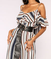 Provincial Stripe Jumpsuit