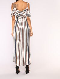 Provincial Stripe Jumpsuit