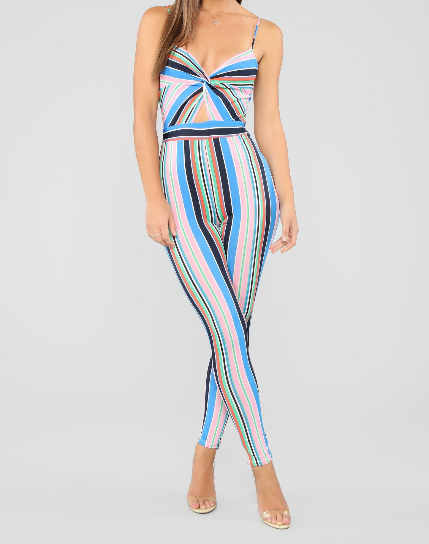 Candy Striped Jumpsuit