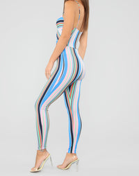 Candy Striped Jumpsuit