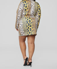 Feeling Fierce Leopard Skirt Set