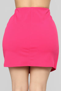 1 x Almost Official Mini Skirt - Pink