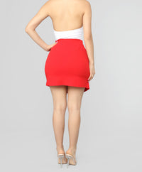 1 x Almost Official Mini Skirt - Red